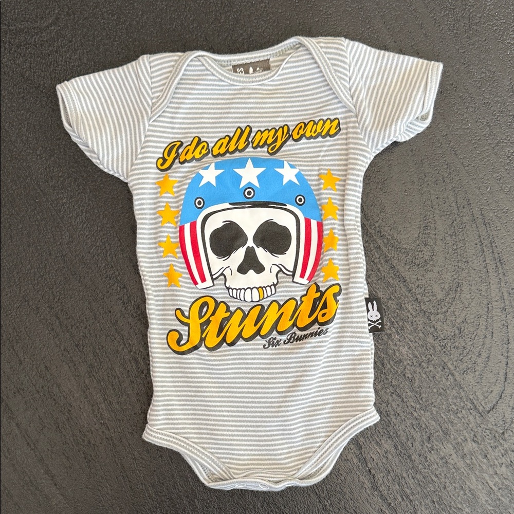Six bunnies onesie
